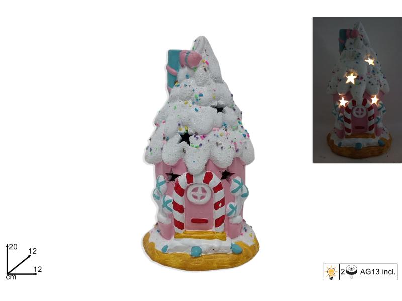CASA 20CM C/DECORI CAKE DESIGN C/LUCE