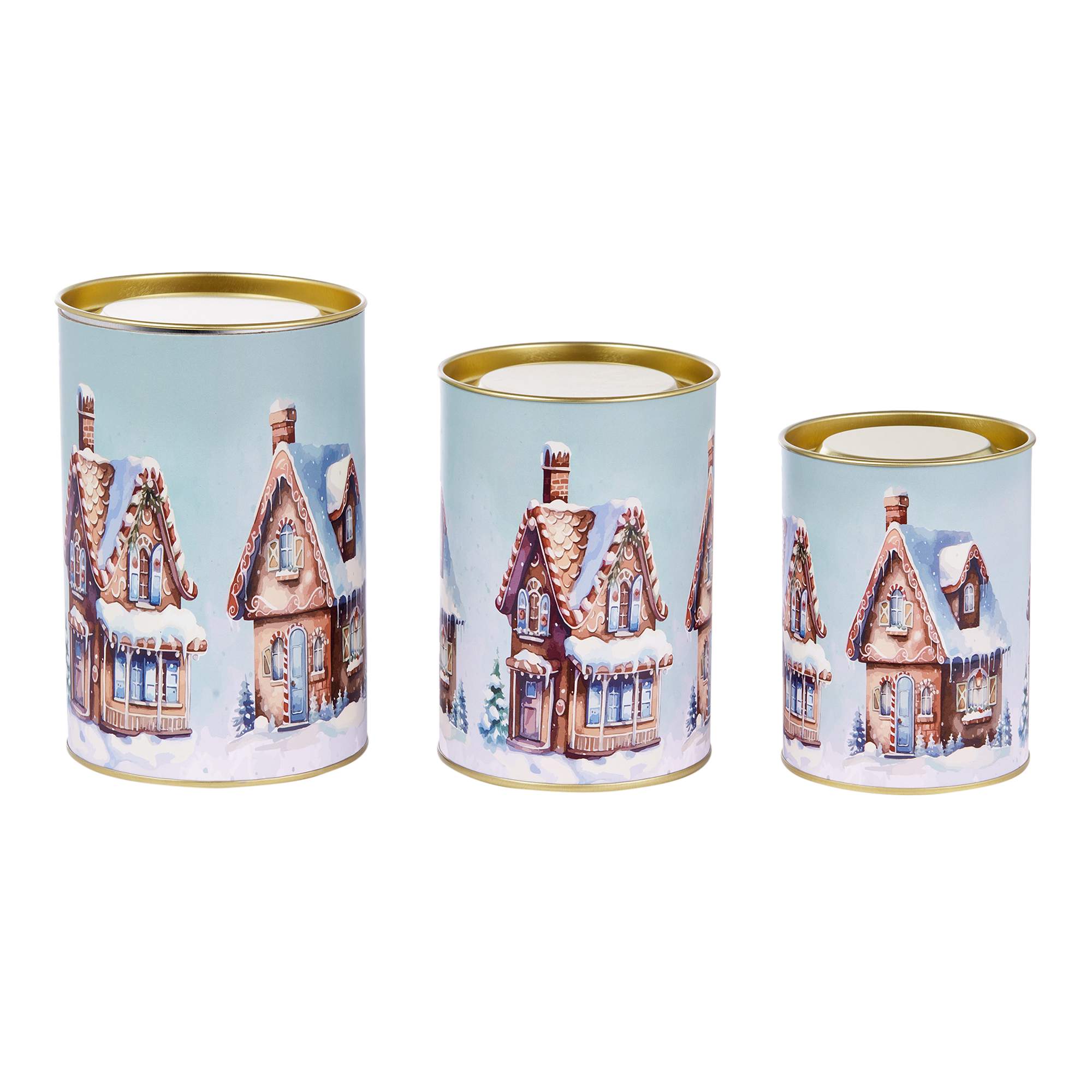 SET 3 SCATOLE (M.G.CM.10x10x14) LIGHT BLUE