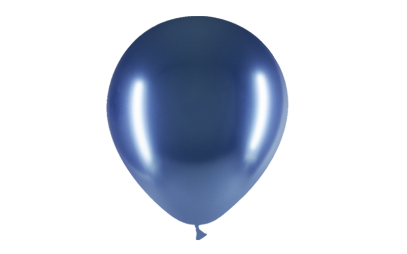 Bag 50 BRILLIANT balloons 12'' (95cm-30cm) Blue 04