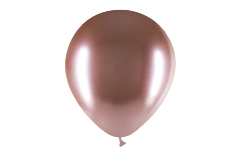 Bag 50 BRILLIANT balloons 12'' (95cm-30cm) Rose gold b07
