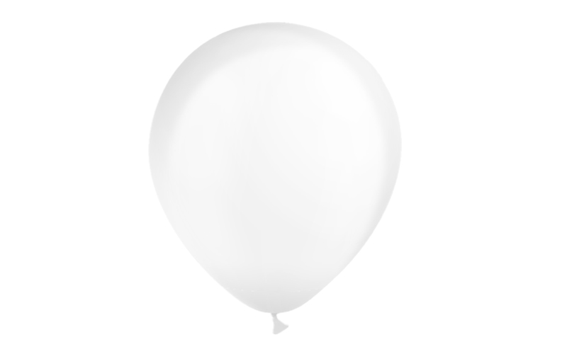 Bag 100 balloons 12'' (95cm-30cm) Transparent c00