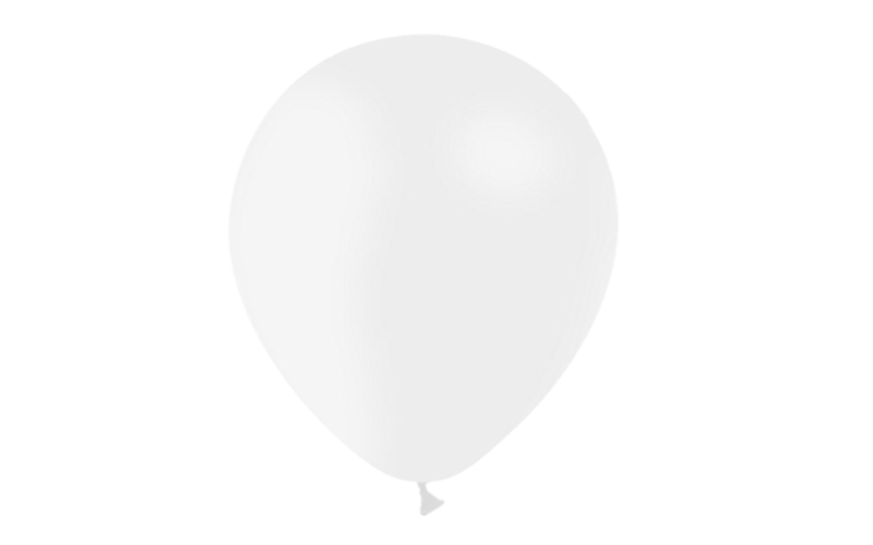 Bag 100 balloons 12'' (95cm-30cm)  White p20