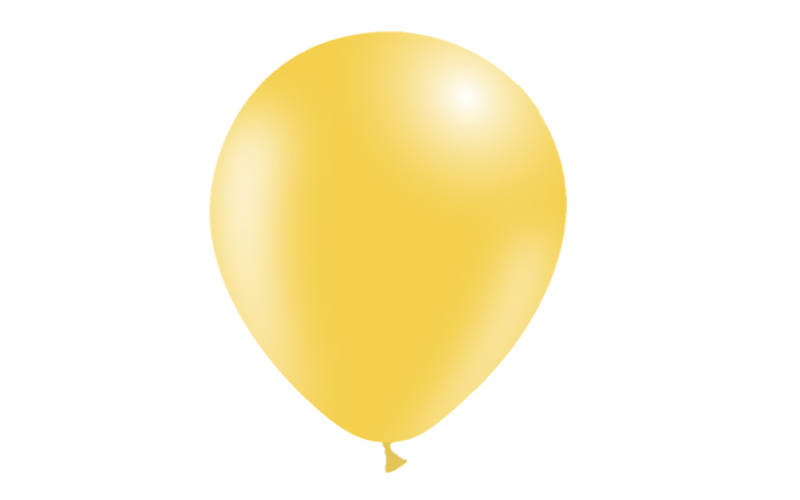 Bag 100 balloons 12'' (95cm-30cm)  Yellow p23