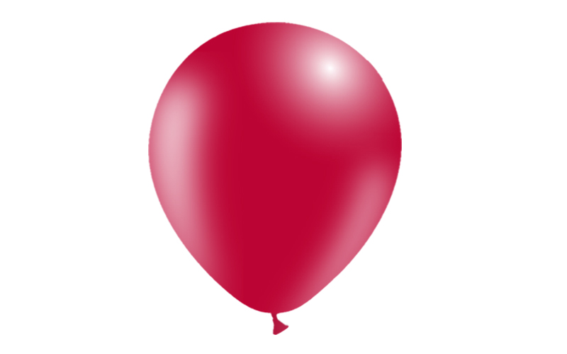 Bag 100 balloons 12'' (95cm-30cm)  Red p25