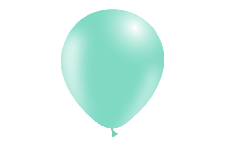 Bag 100 balloons 12'' (95cm-30cm)  Mint green p37