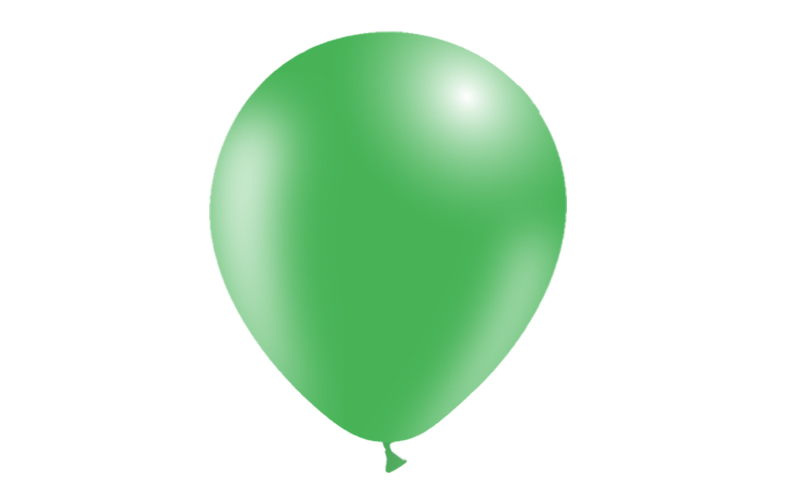 Bag 100 balloons 12'' (95cm-30cm)  Green p38