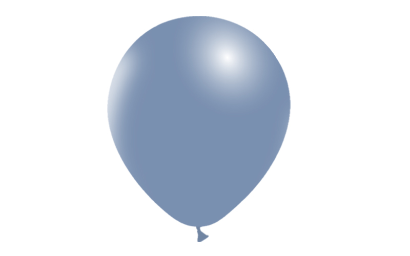 Bag 100 balloons 12'' (95cm-30cm)   Vintage Blue v05