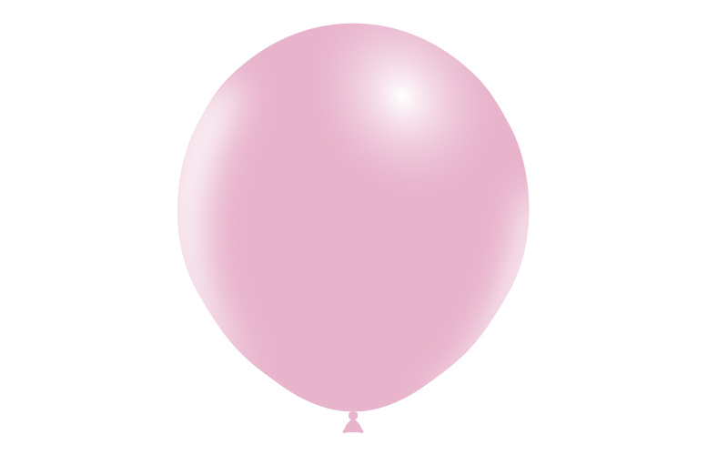 Bag 25 balloons 18'' (140cm-45cm)  Baby Pink p28