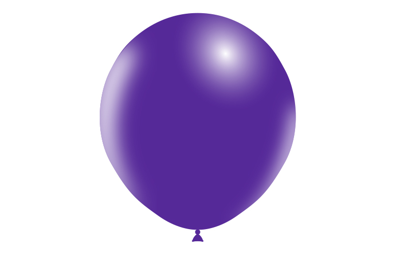 Bag 25 balloons 18'' (140cm-45cm)  Purple p32