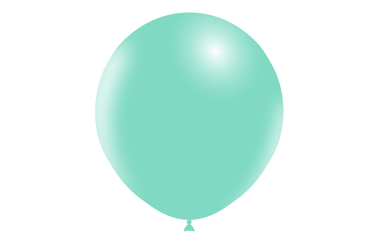 Bag 25 balloons 18'' (140cm-45cm)  Mint Green p37