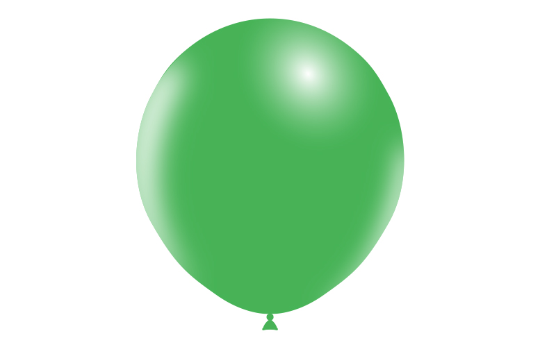 Bag 25 balloons 18'' (140cm-45cm)  Green p38