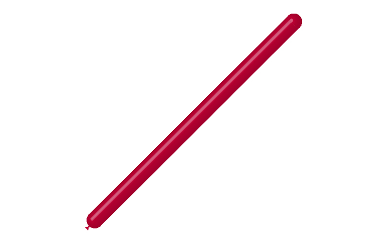 Bag 50 balloons 2'' modelling  Red p25
