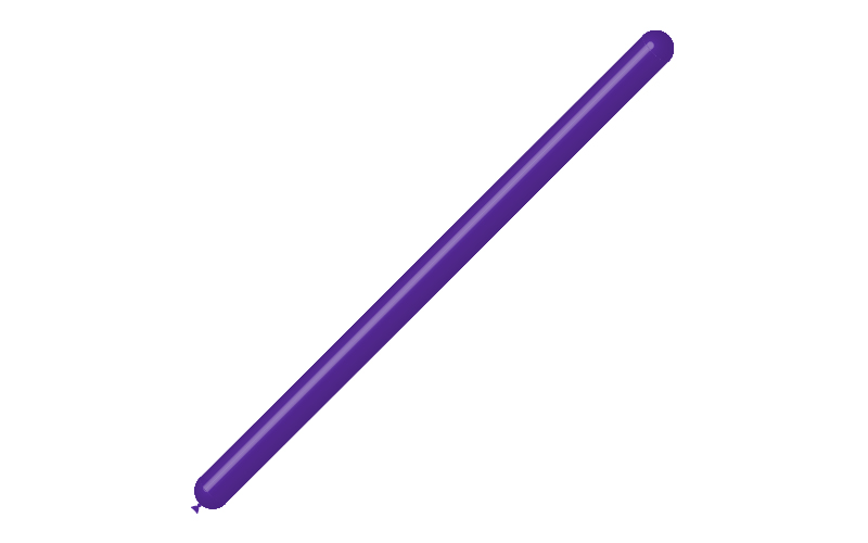 Bag 50 balloons 2'' modelling  Purple p32
