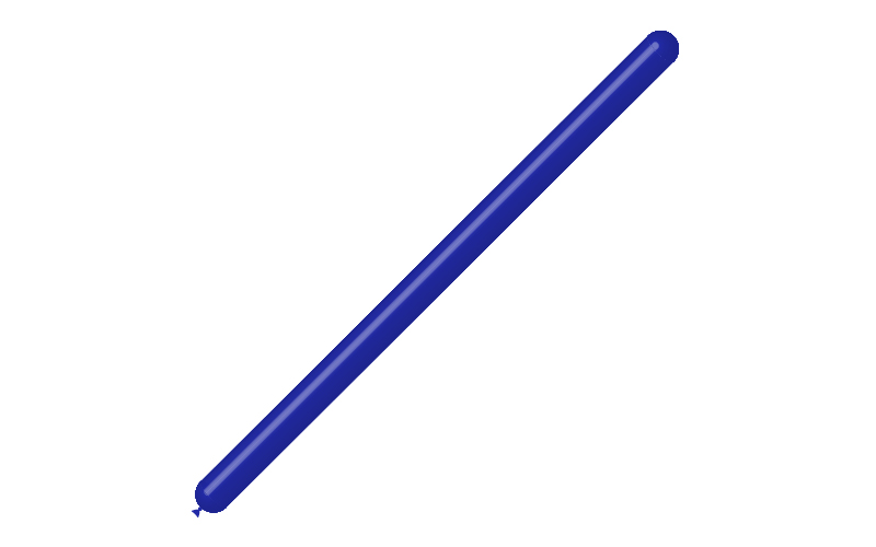 Bag 50 balloons 2'' modelling  Navy blue p35