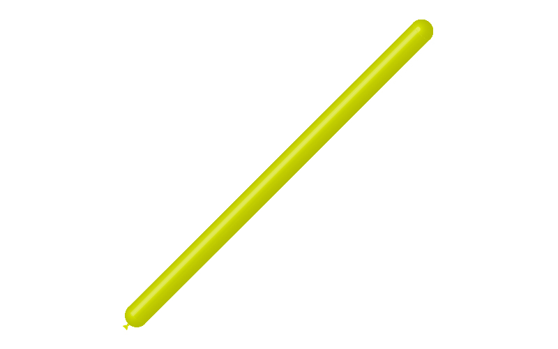 Bag 50 balloons 2'' modelling  Lime green p36
