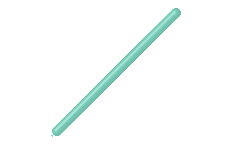 Bag 50 balloons 2'' modelling  Mint green p37