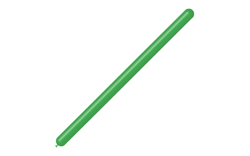Bag 50 balloons 2'' modelling  Green p38