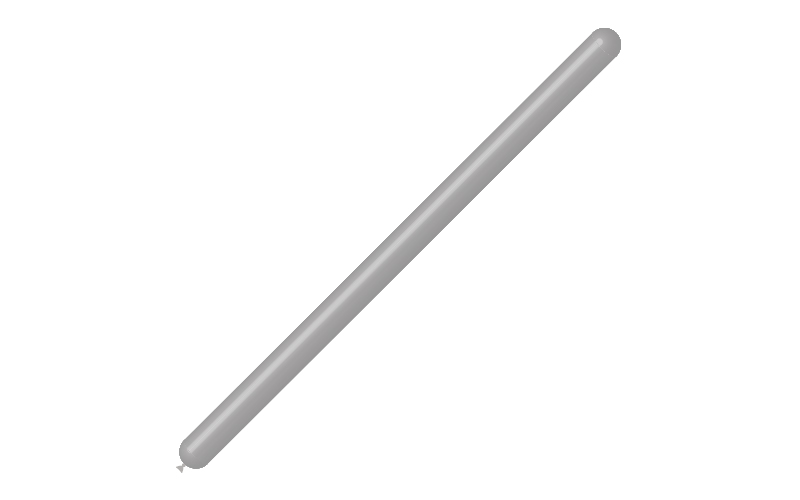 Bag 50 balloons 2'' modelling  Grey p44