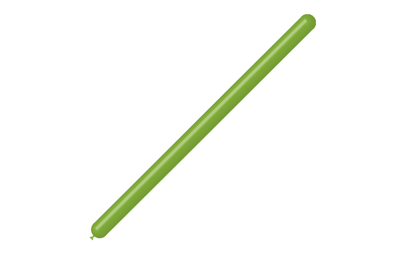 Bag 50 balloons 2'' modelling  Apple green p46