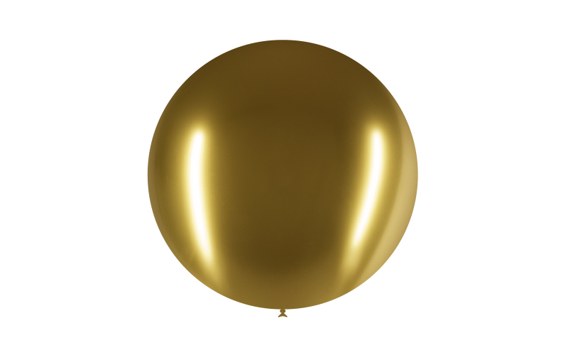 Bag 5 BRILLIANT balloons 23'' (60-185cm) Gold b01