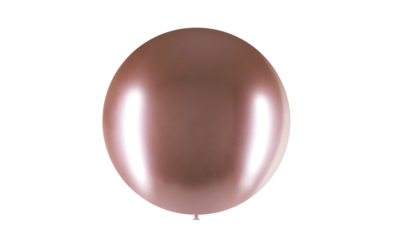 Bag 5 BRILLIANT balloons 23'' (60-185cm) Rose gold b07
