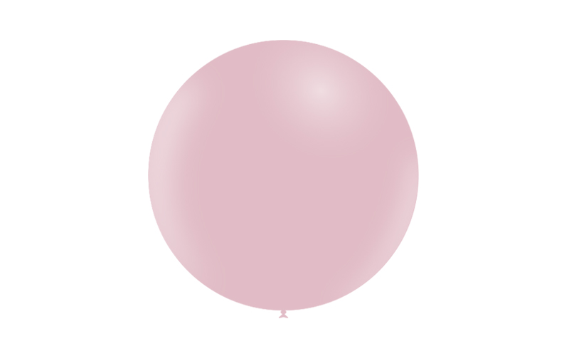 Bag 10 MATTE balloons 23'' (60-185cm) Baby pink t02