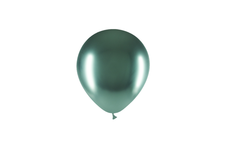 Bag 100 BRILLANT balloons 5' (45cm-14cm) Green b03