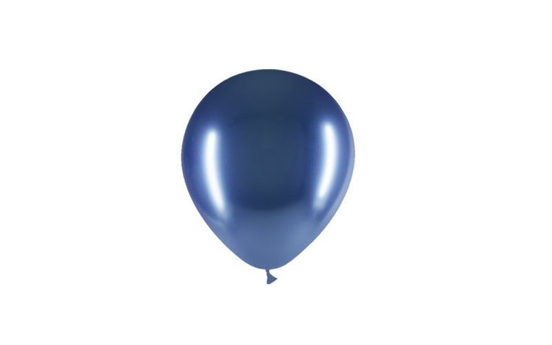 Bag 100 BRILLANT balloons 5' (45cm-14cm) Blue b04