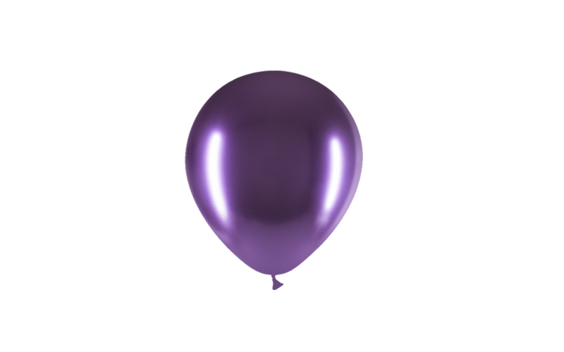 Bag 100 BRILLANT balloons 5' (45cm-14cm) Purple b06