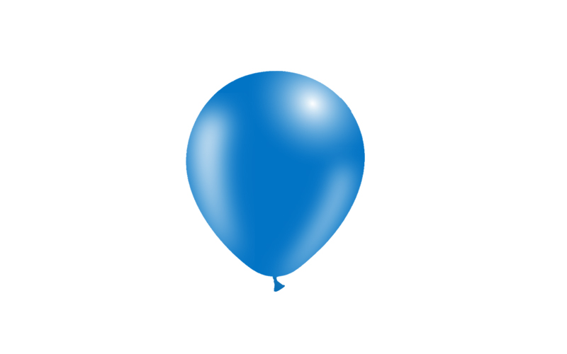 Bag 100 balloons 5' (45cm-14cm)  Blue p34
