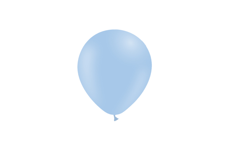 Bag 100 MATTE balloons 5' (45cm-14cm) Blue t01