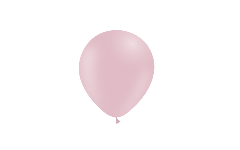 Bag 100 MATTE balloons 5' (45cm-14cm) Baby Pink t02