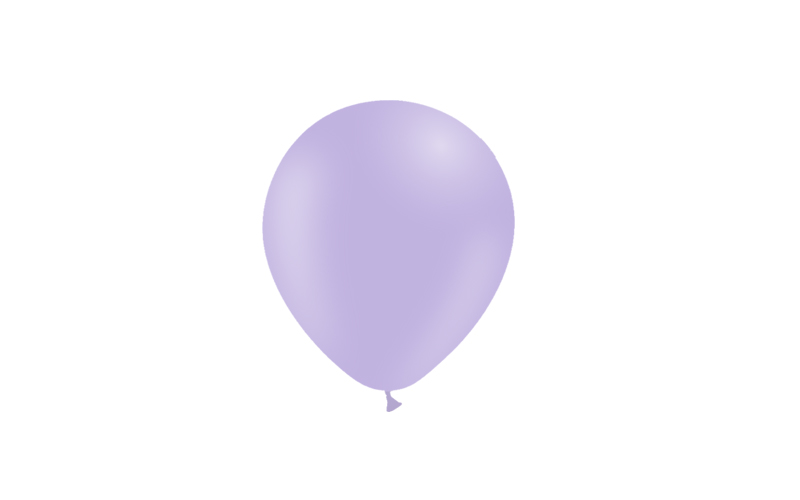 Bag 100 MATTE balloons 5' (45cm-14cm) Lavender t03