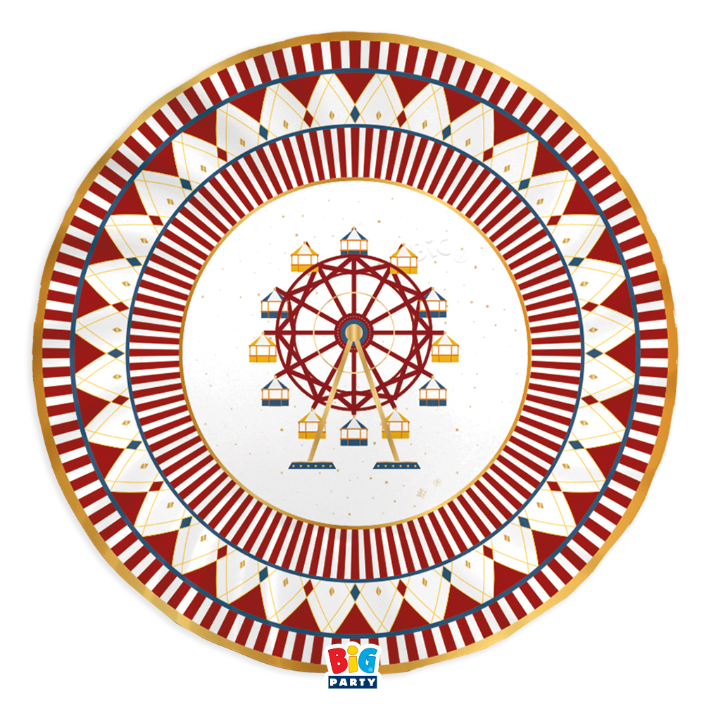 6 Piatti cm.30 Christmas Carousel