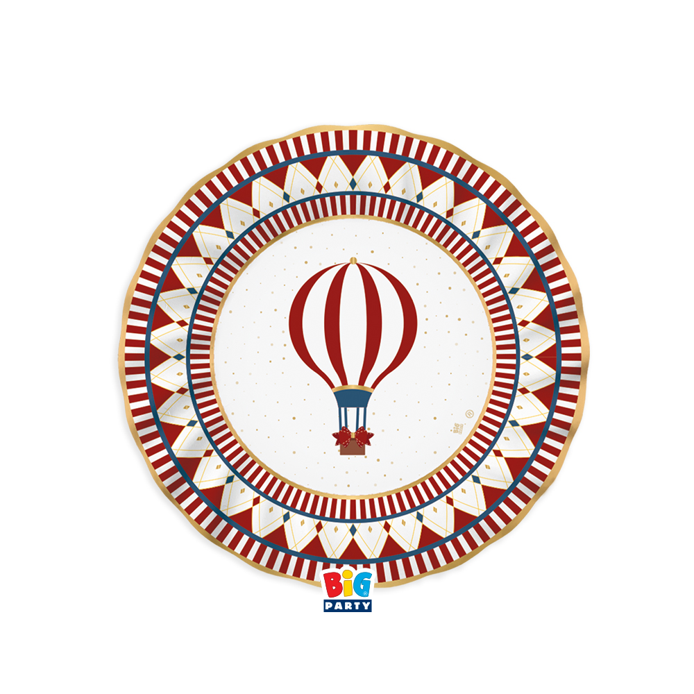 6 Piatti cm.20 Christmas Carousel
