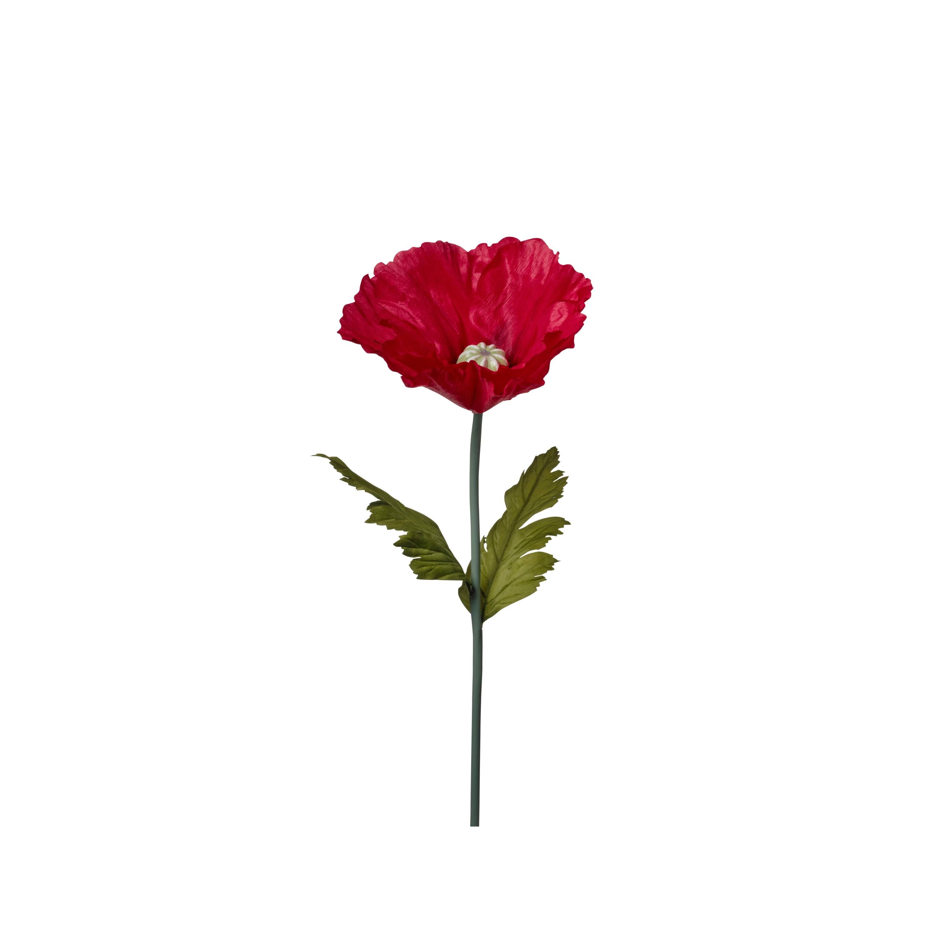RAMO PAPAVERO H115 D40CM RED