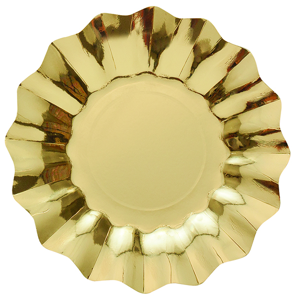 CF.8  PIATTI NEW SHAPE CM.27 ORO