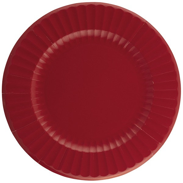 CF.6 SOTTO PIATTI ROUND SHAPE CM 33 ROSSO RUBINO