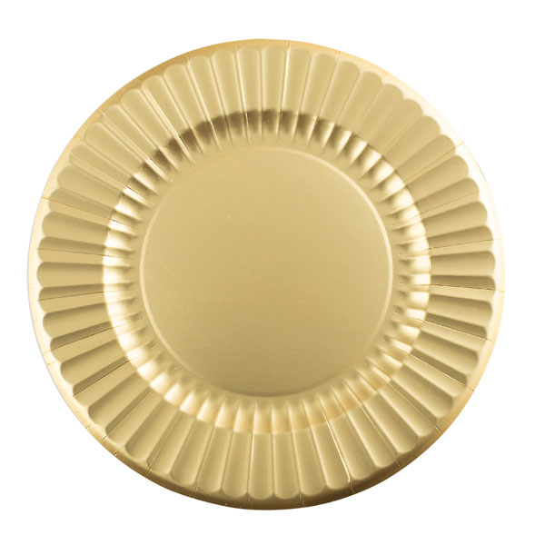 CF.6 SOTTOPIATTI  CM 33 GOLD SATIN