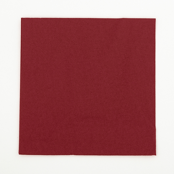 CF.16 TOVAGLIOLI 3 VELI CM.33X33 ROSSO RUBINO