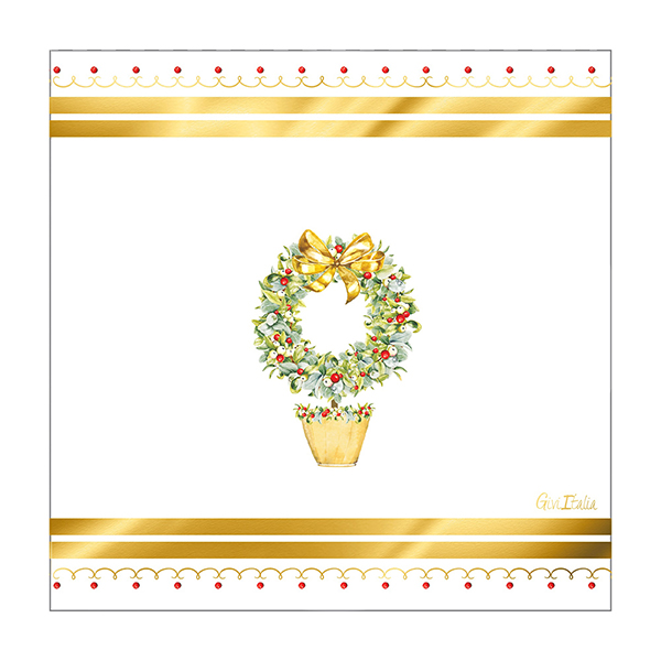 CF.16 TOVAGLIOLI JOYEUX NOEL CM 33X33