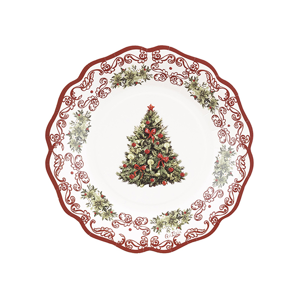 CF.8 PIATTI NEW LIBERTY CHRISTMAS POTTERY CM 21