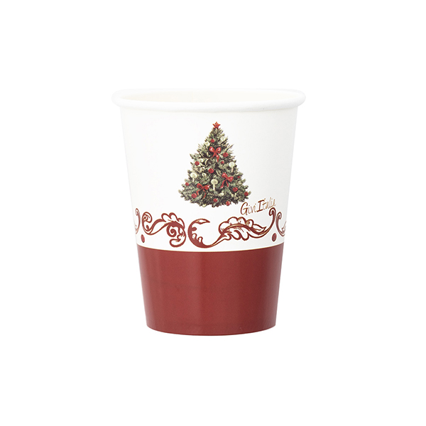 CF.8 BICCHIERI 250 CC. CHRISTMAS POTTERY