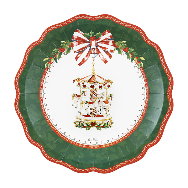 CF.8 PIATTI NEW LIBERTY SANTA CAROUSEL CM 27