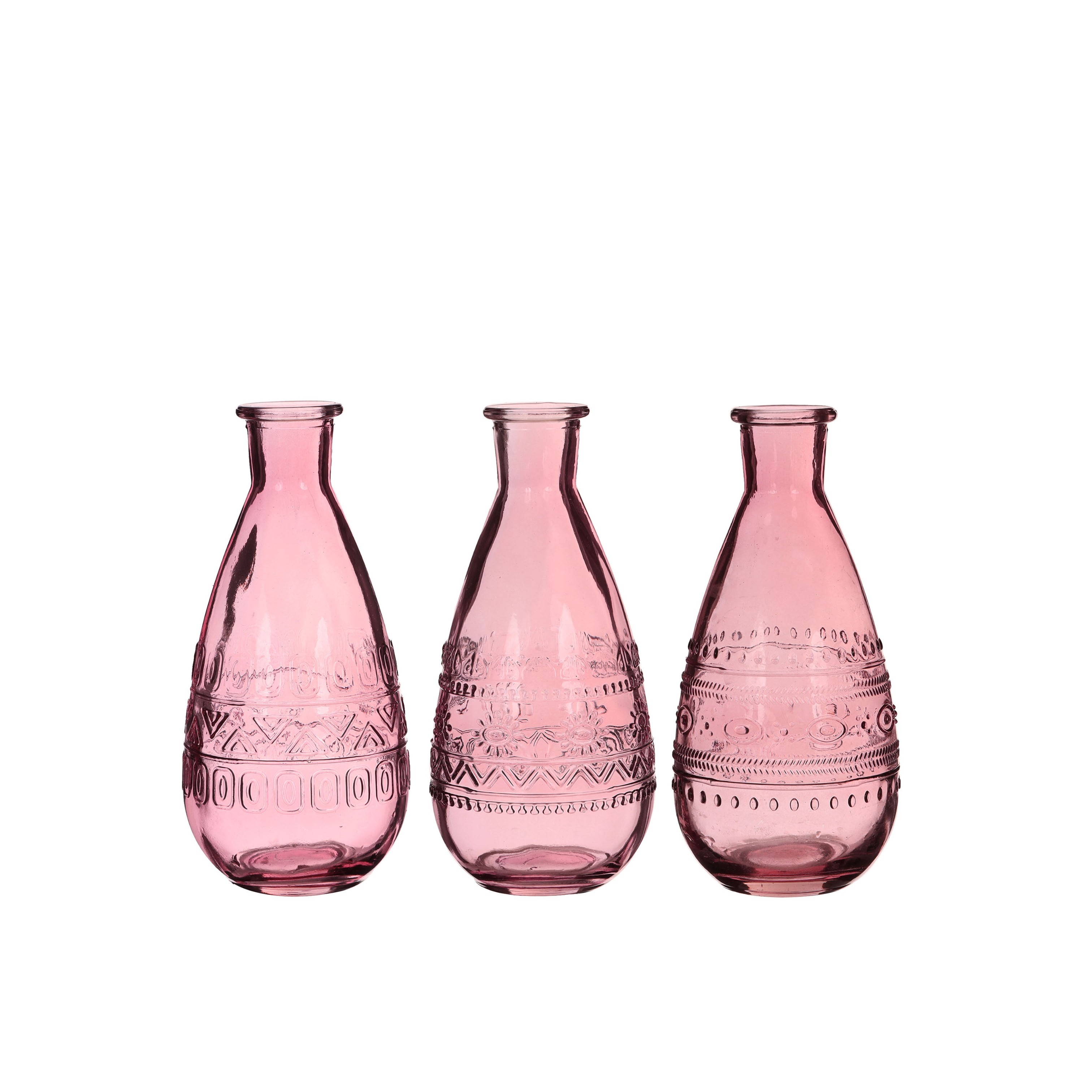ROME SOFT PINK BOTTLE D.7,5XH.15,8 CM