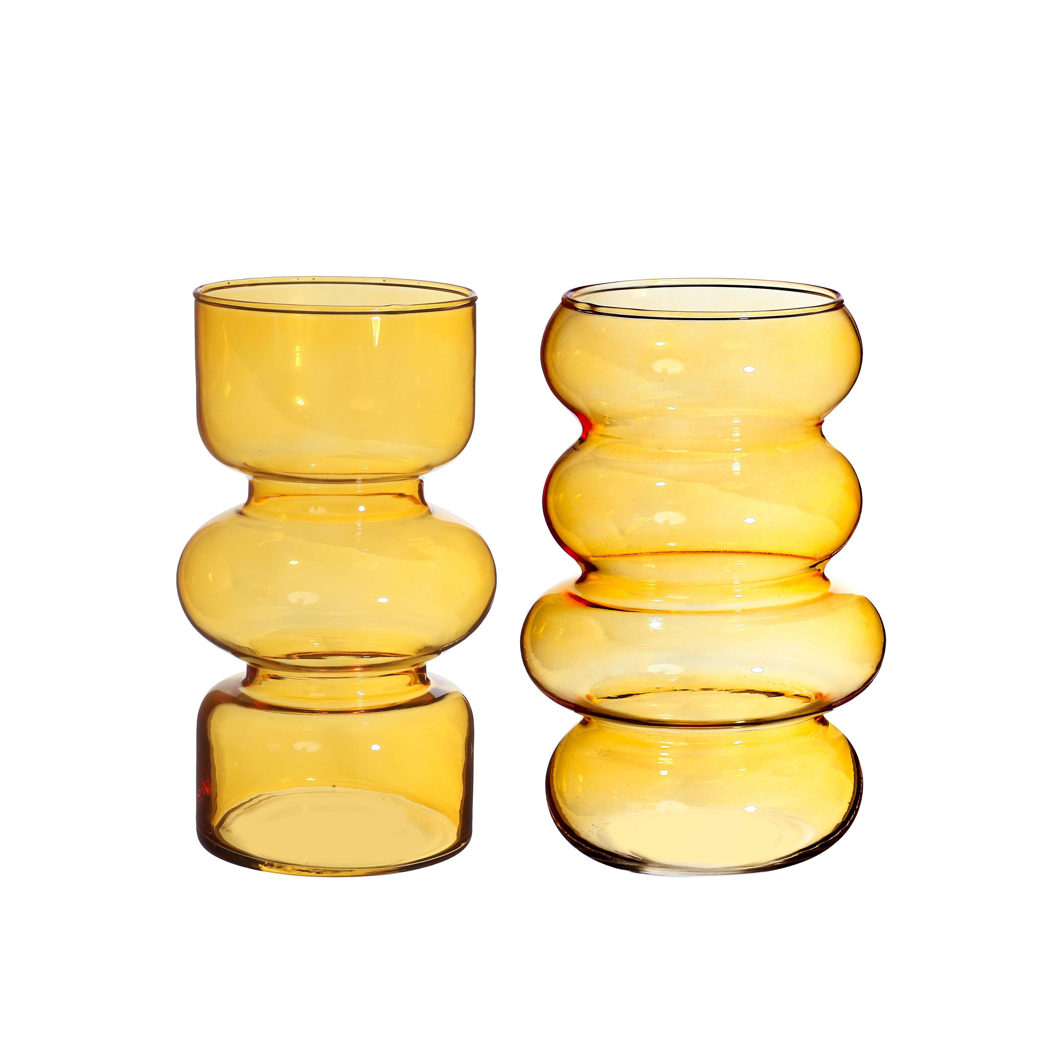 VASO TWIN OCRA D.10XH.18 CM 