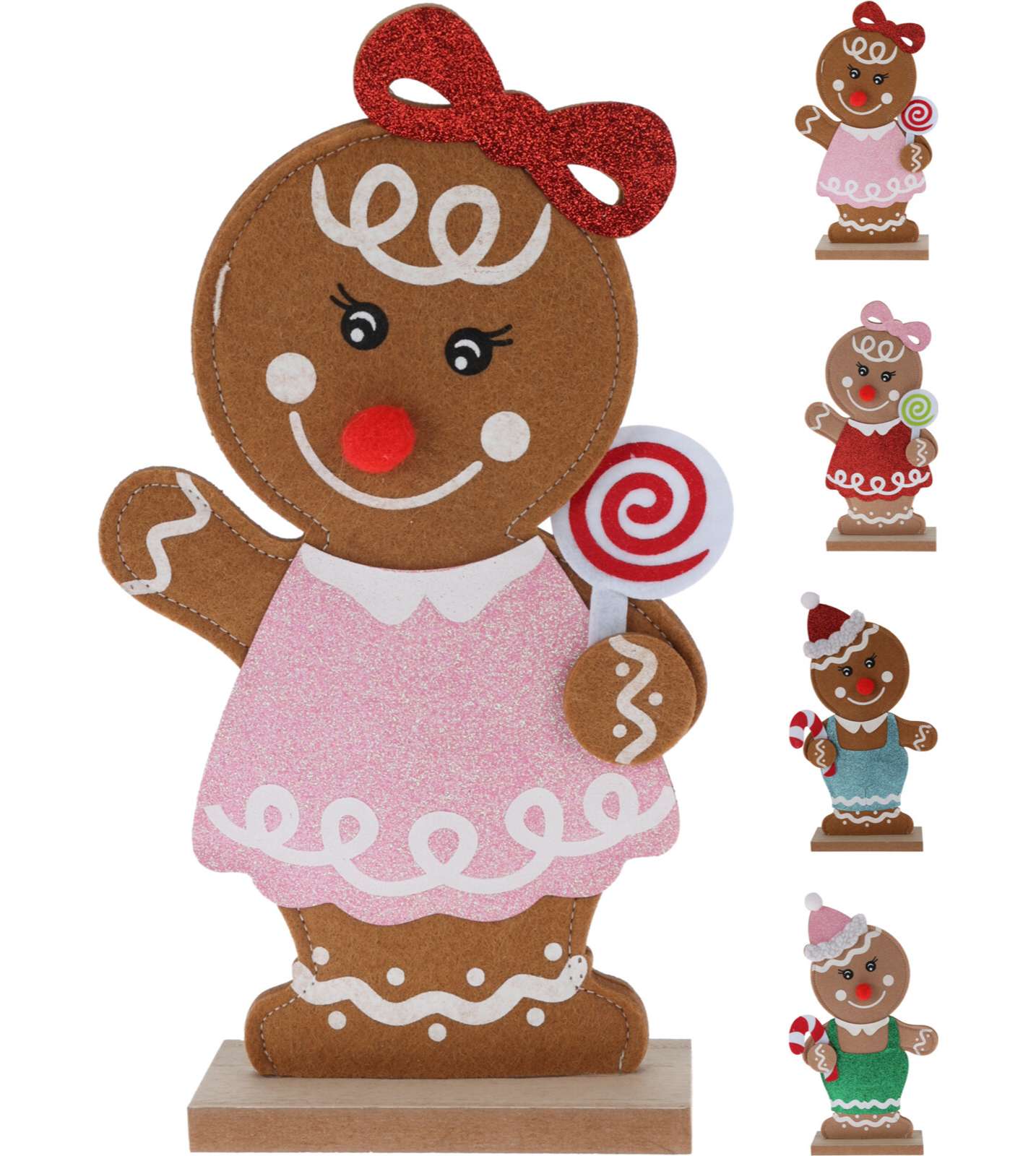 COOKIE FELTRO C/BASE 29CM 4ASS