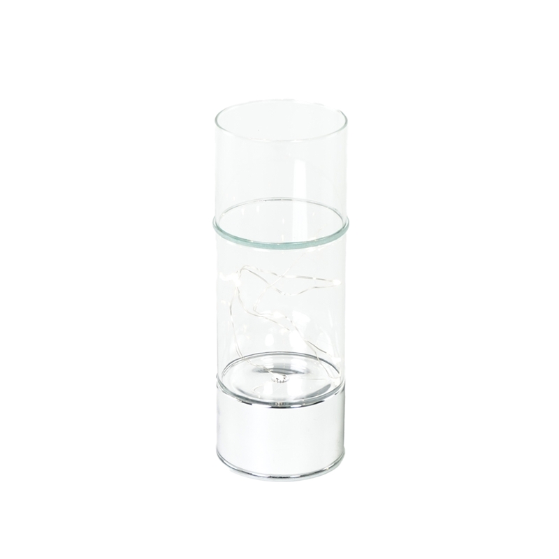TUBO CONTENITORE C.LED D.8X22CM REM.CONT. VETRO