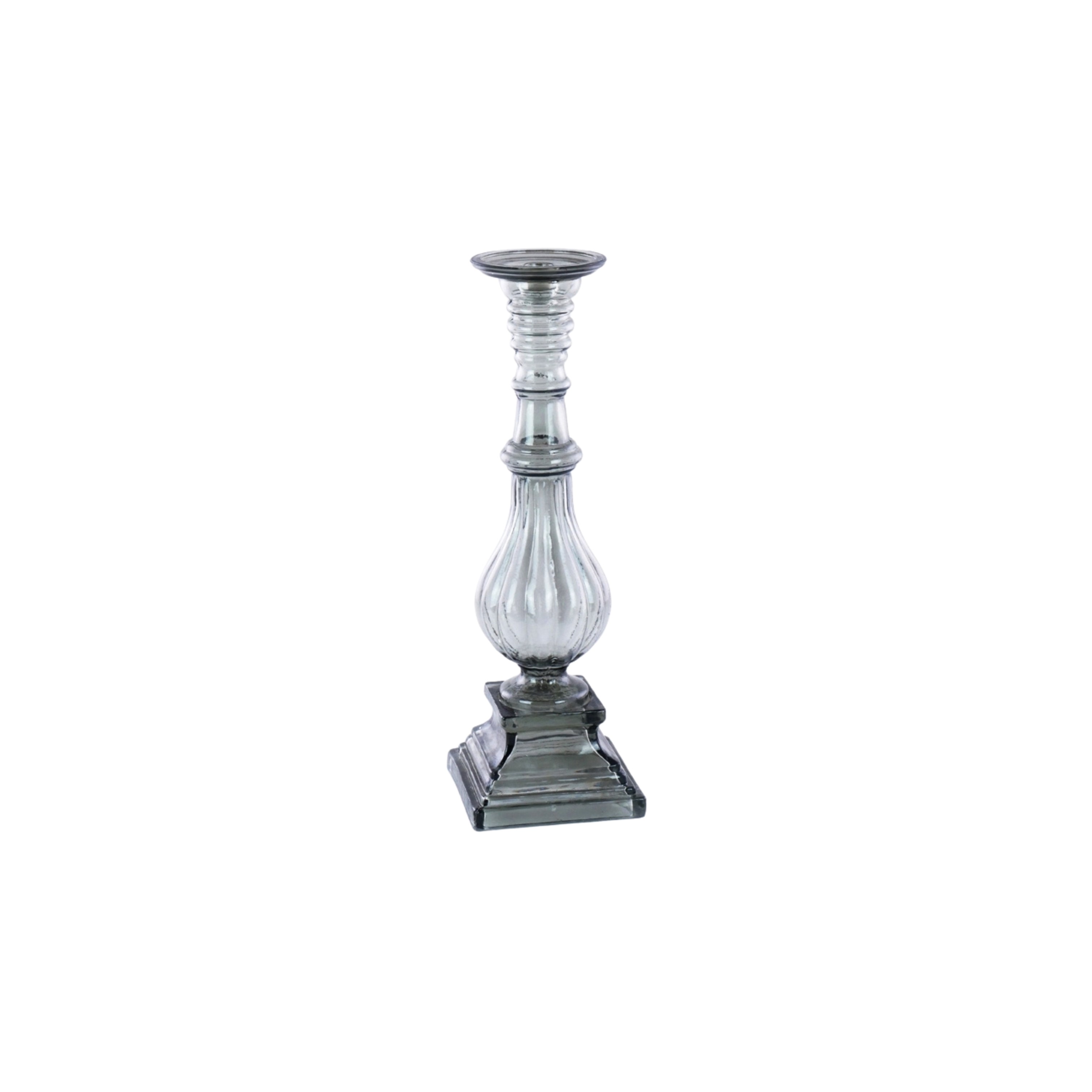 CANDELIERE VERDE H.48 CM VETRO