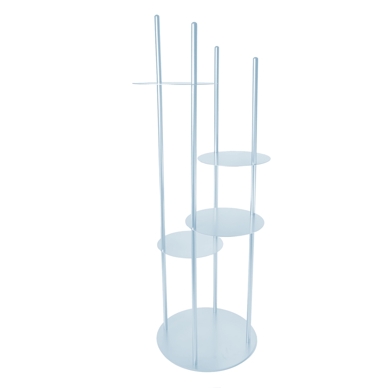 ALZATA CELESTE 3 PIANI 55X55X135CM METALLO